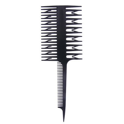 

Salon Professional Fish Bone Shape Comb Hair Dyeing Sectioning Highlighting