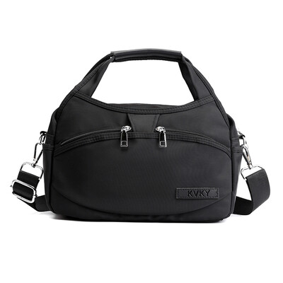 

Portable multi-layer handbag woman fashion single shoulder oblique satchel nylon Oxford cloth waterproof casual cloth bag