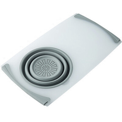 

Kitchen Multifunctional Thick Plastic Chopping Board Sink Drain Basket Cutting