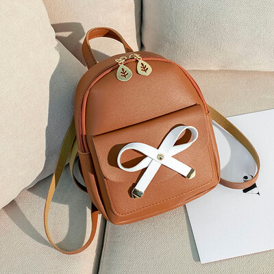 

Tailored Fashion Lady Shoulders Small Backpack Letter Purse Mobile Phone Messenger Bag