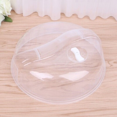 

Safety Plastic Microwave Plate Cover Clear Steam Vent Splatter Lid Food Dis