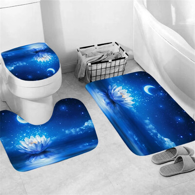 

〖Follure〗Halloween festival 3pcs Non-Slip Bath Mat Bathroom Kitchen Carpet Doormats Decor