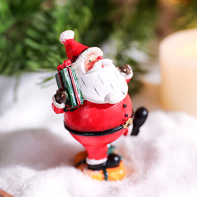 

Tailored Christmas Diy Ornament Santa Resin Doll Desktop Decoration Christmas Gift Decor