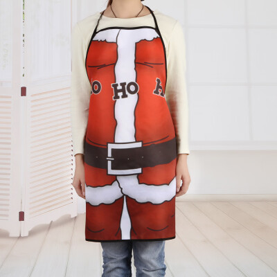 

Siaonvr Christmas Decoration Waterproof Apron Christmas Dinner Party Apron