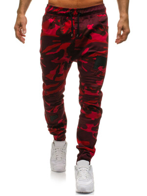 

Layer Patchwork Long Jogger Pants