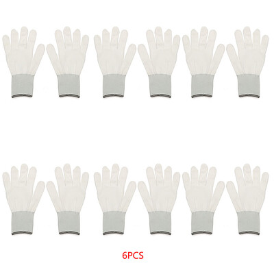 

6 Pairs Cotton Wrapping Gloves Car Wrap Vinyl Sticker Workplace Safety Security Protection Gloves