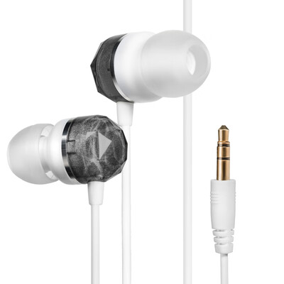 

Dika MH2 bionic voice in-ear headphones line control mobile phone headset HIFI music headphones mobile music earplugs color diamond in-ear sports headphones universal black