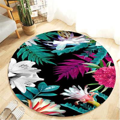 

Gobestart Botany Elements Blanket Round Bathroom carpet 55cm