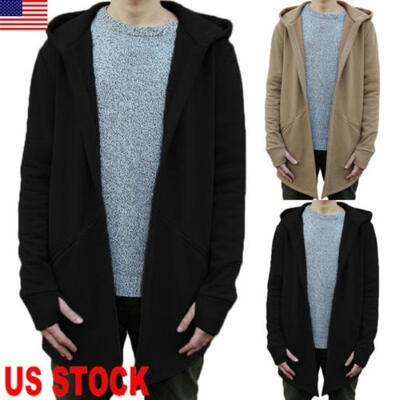 

Men&39s British Hoodie Cardigan Long Sleeve Casual Slim Fit Polyester Jacket Coat