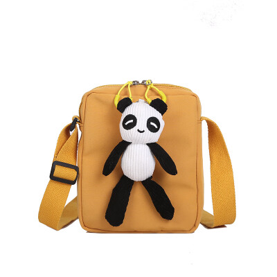 

Cute Baggage Girl Baggage Cartoon Panda One Shoulder Baggage Girl Baggage