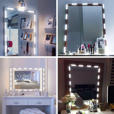 

〖Follure〗Dimmable 30 LED Vanity Light Kits Cosmetic Makeup Mirror Lights String