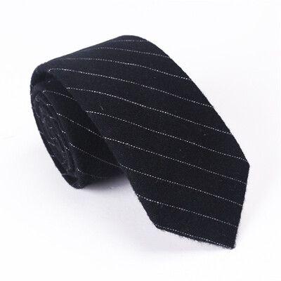 

Mens cotton striped plaid tie 51 cotton tie European&American casual tie cross-border wholesale one generation