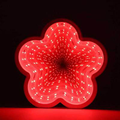 

Plum Blossom Style 3D Night Light Cute Led Lights For Kid Baby Sleeping Room Wall Decor Lamp Christmas Holiday Toy Gifts