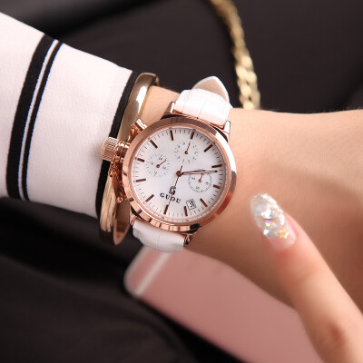 

Womens Korean version of the rhinestone student waterproof quartz watch belt fashion womens watch