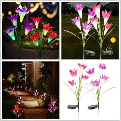 

Outdoor Solar Garden Stake Lights Solar Flower Lights