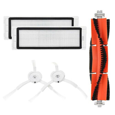

Main Side Brushes Filter Meshes Sweeper Kit For Xiaomi Roborock S50 S51 Parts