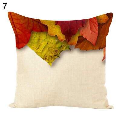 

Maple Leaves Square Throw Pillow Case Cushion Cover Home Sofa Bed Car Decor