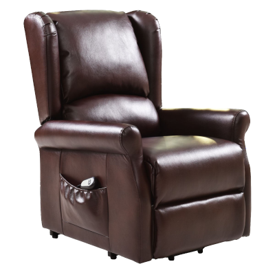 

Brown Electric Lift Chair Recliner with Remote Control