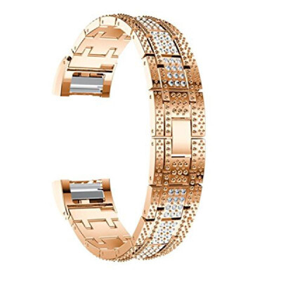 

High Quality Watch Band Zinc Alloy Women Fashion Simple Style Wrist Strap for Fitbit Charge 2