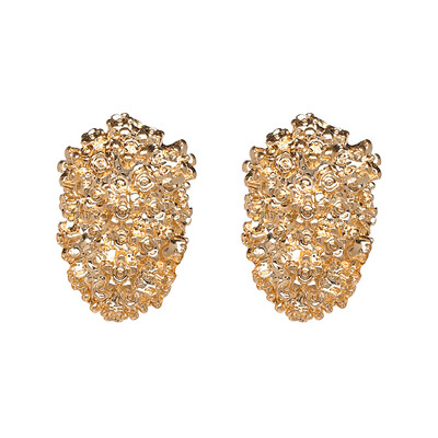 

AOTEMAN 2019 New design BIG Geometric Maxi Statement Earrings Charm Drop Earring Gold Metal Dangle Earrings For Women