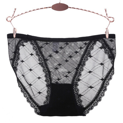 

Brand New Breathable Low Waist Briefs Lace Seamless Women Embroidery Hollow Panties Sexy Ladies Underwear New
