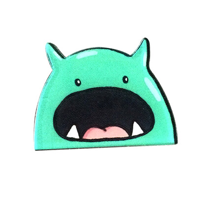 

2PCS Cute Food Monster Puppy Hot Pot Cherry Acrylic Badge Children Pin Brooch