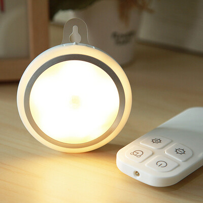 

Gobestart Wireless 5 LED Night Light Bedroom Hallway Cabinet Lamp Recharge Remote Control