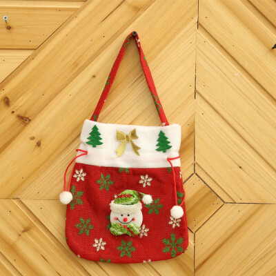 

〖Follure〗Christmas Candy Bag Santa Claus Snowmen Gift Children Party Storage