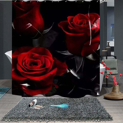 

Three Rose Fine Shower Curtain