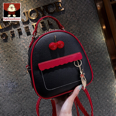 

Ins shoulders backpack women2019 new style fresh cherry backpack casual students bag tide