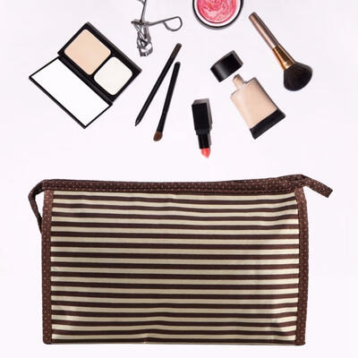

Greensen Fashionable Portable Cosmetic Bag Makeup Storage Organizer Travel Storage Bag Dark Coffee