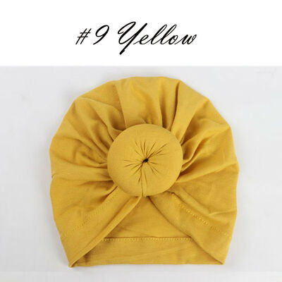 

Kids Baby Girl Turban Flower Head Wrap Adjustable India Hat Cotton Cap