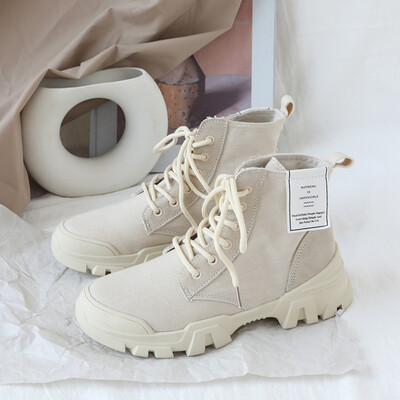 

Martins female English wind thin 2019 new summer breathable handsome boots Joker red summer boots
