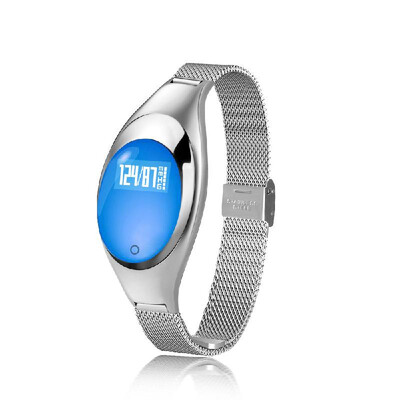 

Fashion Metal Life Water-resistant Bluetooth 40 Female Fitness Tracker Smart Watch Wristband Bracelet with Blood Pressure & Oxyge