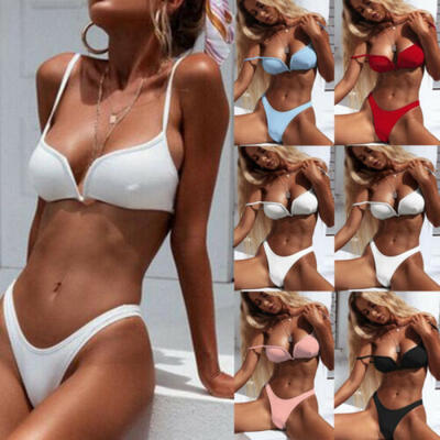 

Womens Bikini Set Push-Up Padded Swimwear Sexy Beachwear Swimsuit Bathing Suit