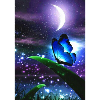 

5D DIY Full Drill Diamond Painting Fantasy Butterfly Cross Stitch Mosaic