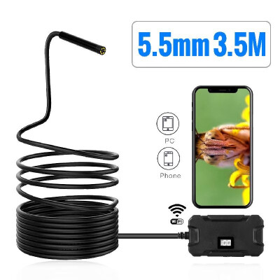 

Wireless Endoscope Camera HD1080p WiFi Borescope Inspection Camera Waterproof IP67 Flexible Snake Camera Y13 55mm for Iphone Andr