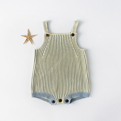 

Newborn Baby Girls Boys Knitted Toddler Overall Jumpsuit Clothes Outfits