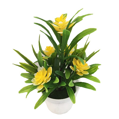 

Artificial Fake Lotus Flower Potted Plant Bonsai Wedding Party Garden Home Decor