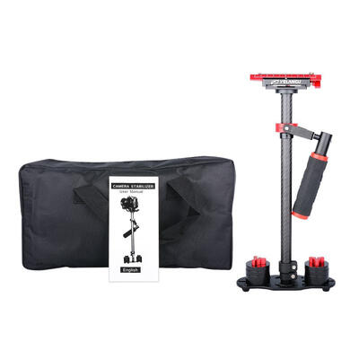 

S60T Carbon Fiber Camera Stabilizer Handheld Camera Stabilizer for DSLR Camera Smartphone –Red