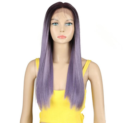 

Noble Synthetic Hair Lace Front Wig 20 Inch long Lace Front Straight Synthetic Wigs for Women Heat Resistant blonde lace Wigs