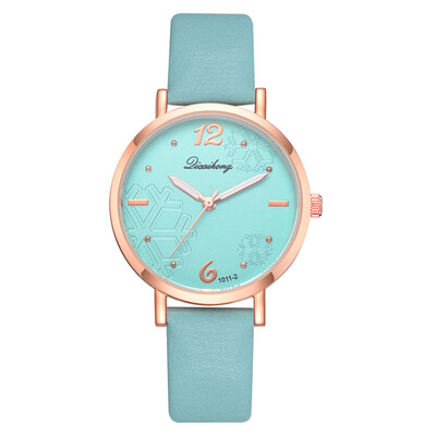 

Korean fashion casual ladies watch ebay new simple snowflake mirror quartz watch