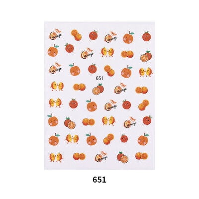 

Toponeto TIK TOK Nail Sticker Explosion Models Fresh Flowers Eggs Jump Color Stickers
