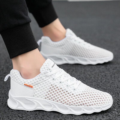 

Mens shoes fashion breathable single net fashion sports trend wild mesh mesh hollow shoes