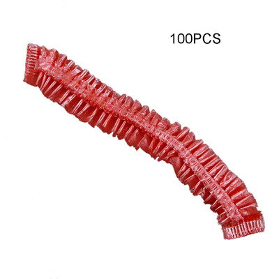 

〖Follure〗100Pcs One-off Disposable Hotel Home Shower Bathing Flower Hair Elastic Cap Hat