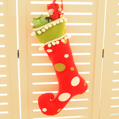 

Tailored Christmas Socks Gift Hotel Family Decorative Wall Hanging Lovely Atmosphere