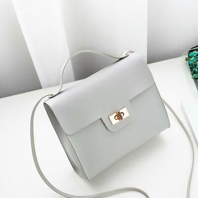 

2019 New Style Fashion Hot Women Leather Solid Handbag Shoulder Lady Cross Body Bag Messenger Satchel Flap