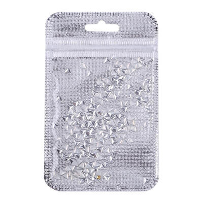 

200pcs Nail Art Decor Peach Heart Shape Metal Rivet Rhinestone Decoration