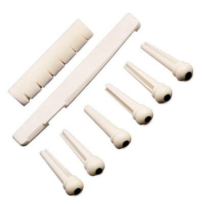 

6 String Acoustic Guitar Bone Bridge Saddle