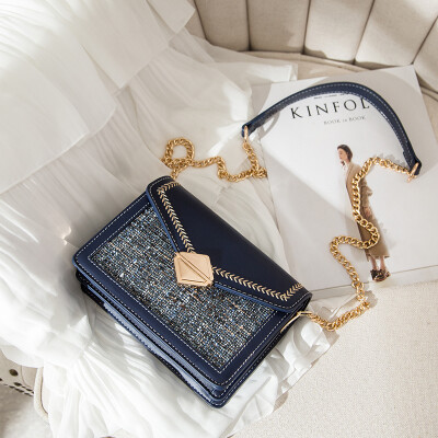 

Autumn&Winter Ms ins Tide Single Shoulder Slant Bag Fashion Chain Bag Brief Autumn